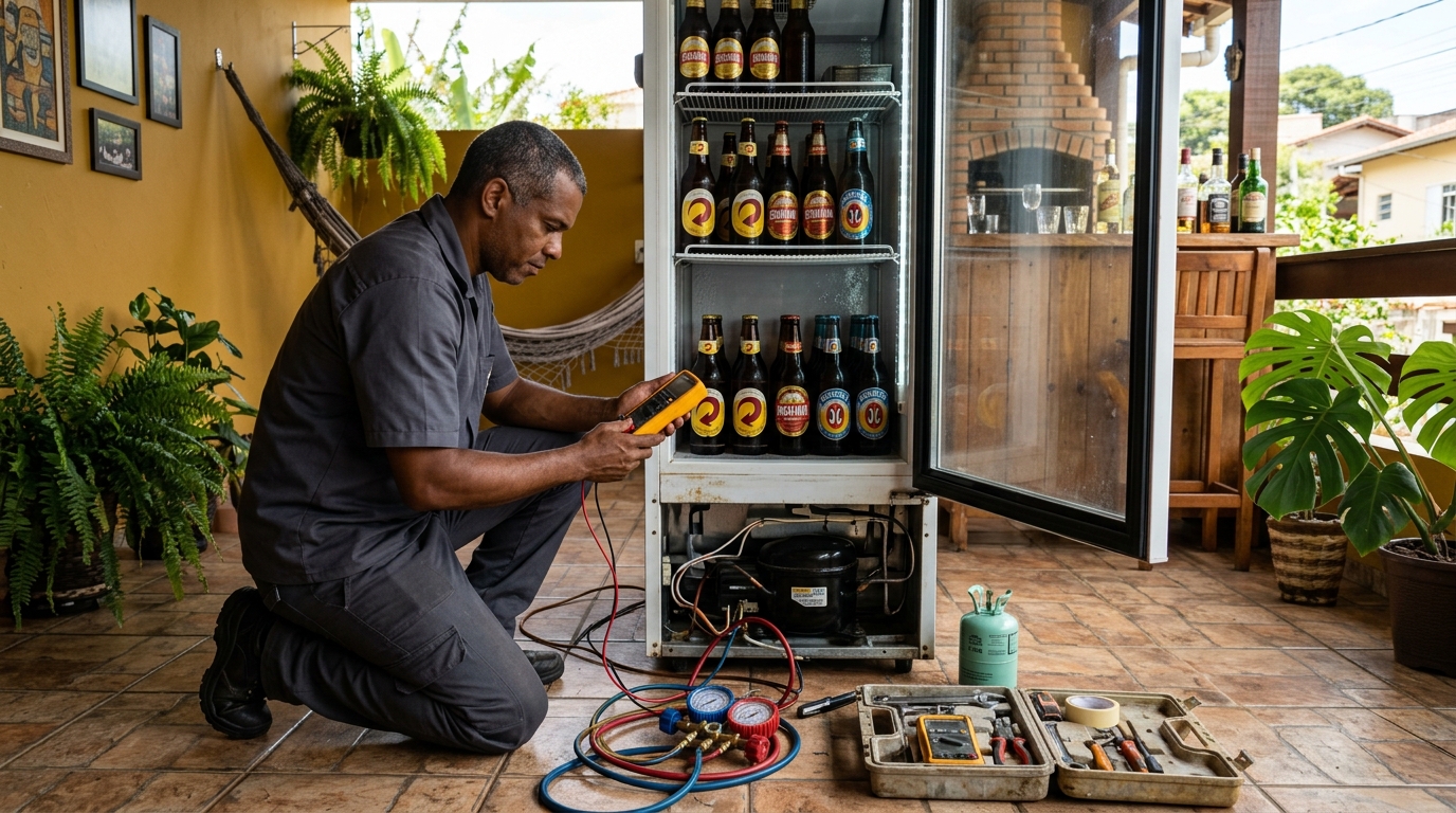 Reparo de Cervejeira Residencial em Jaboatão dos Guararapes‑PE